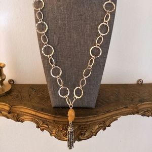 Yellow Jade Necklace